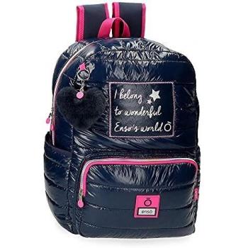 Enso Make Wish, Equipaje Bolsa De Mensajero Niñas, Azul