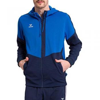 Erima Chaqueta Training con capucha, unisex, color New Royal/New Navy, talla M