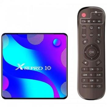 X88 Pro 10 - Android TV 4K, 2GB RAM, 16GB almacenamiento, Android 10.0