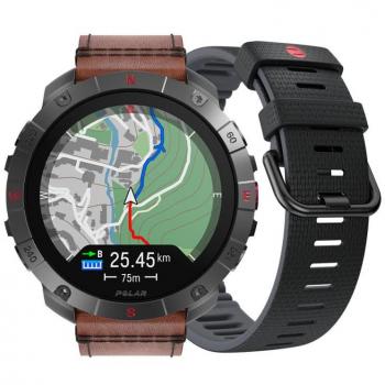 Polar Grit X2 Pro Titan GPS AMOLED Smartwatch - Premium Outdoor Multisport Watch with Advanced Navigation and Health Tracking