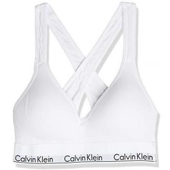 Calvin Klein Women's Modern Cotton Bralette - White - Size: XS