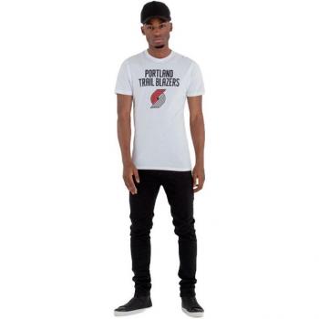 New Era NBA Portland Trail Blazers Men's Short Sleeve T-Shirt - White XS
