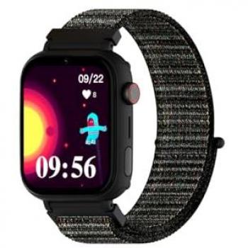 Smartwatch DCU KIDS PRO Negro con Pantalla AMOLED 4,7 Táctil, GPS, Llamadas de Video y Conectividad 4G