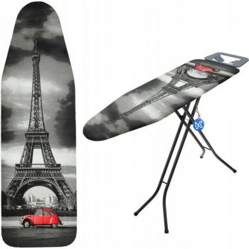 Funda para Tabla de Planchar 144x44cm con Diseño de Torre Eiffel y Base Elástica City
