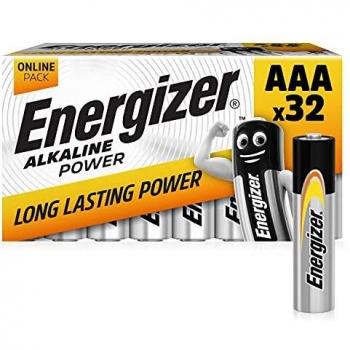 Energizer Pila AAA, Paquete de 32 Unidades