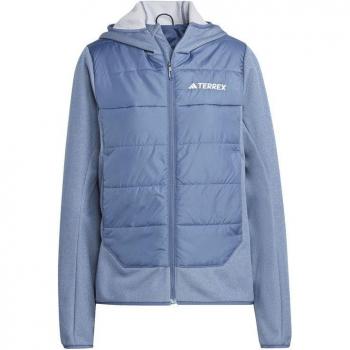 Chaqueta de senderismo adidas Terrex Multi Hybrid Insulated mujer azul blanco tamaño S