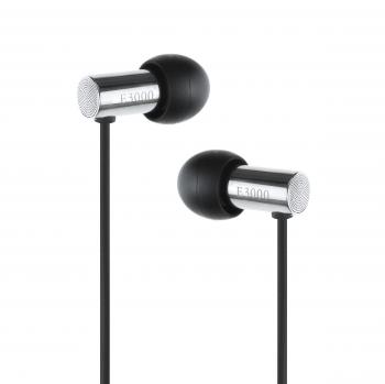 Final E3000 in-Ear aislamiento auriculares – acero inoxidable y micrófono non-mic