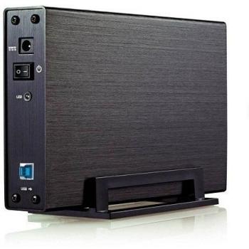 UNYKAch UK839 U3 - Caja Externa para Disco Duro de 3.5 SATA, USB 3.0, Color Negro