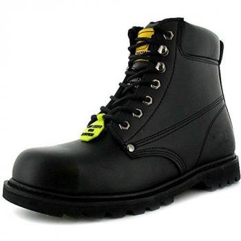 Tradesafe - Calzado de protección de sintético para hombre, color negro, talla 45