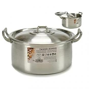 Cacerola de Aluminio de Alta Calidad 22 cm, 4 L, Multicolor para Cocina de Gas y Vitrocerámica