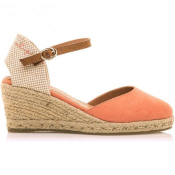Sandalias de cuña Mustang Austen naranja