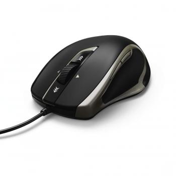 Ratón Óptico HAMA Torino USB, 6 Botones, Negro, 1200 DPI