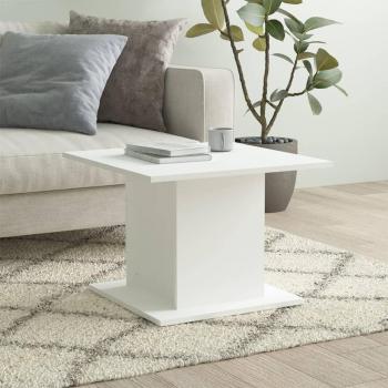 vidaXL Coffee Table - White, 55.5x55.5x40 cm, Engineered Wood