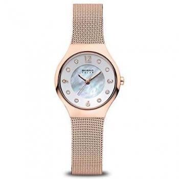 BERING Womens Analogue Solar Powered Watch with Stainless Steel Strap 14427-366