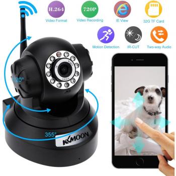 KKmoon 720P HD Cámara IP de Vigilancia Wifi