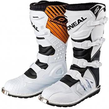 O’NEAL Rider Boots MX Motocross Motorcycle Enduro Boots Black - 0329-1, Men Womens, Weiß, 46 (EU