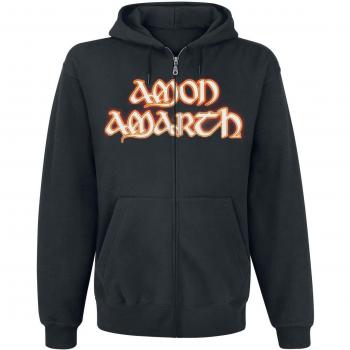 Amon Amarth On A Sea Of Blood Sudadera capucha con cremallera Negro L