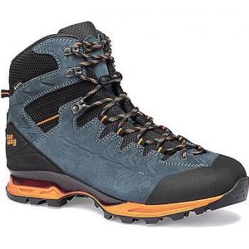 Botas de montaña Hanwag Makra Trek GTX para hombre, color acero-naranja, con Gore-Tex