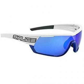 Salice 016 RWP White/Blue Men's Sunglasses Standard Size