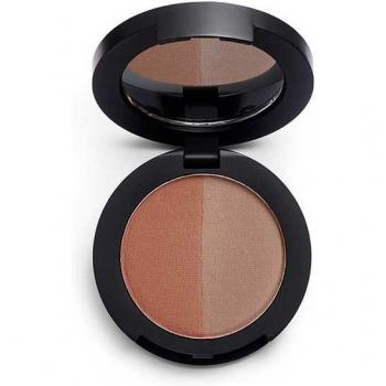 Revolution Pro - Sombra para cejas en polvo Duo Brow - Auburn