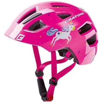 Casco Infantil Cratoni Maxster Unicornio Rosa Brillante (46-51 cm)