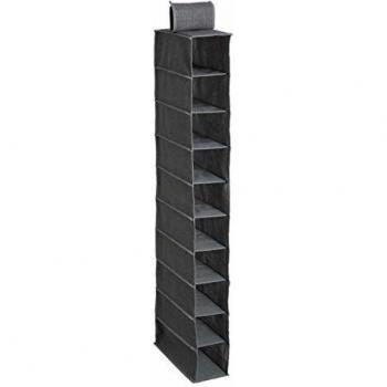 Etagère suspendida para zapatos - 10 compartimentos - Gris