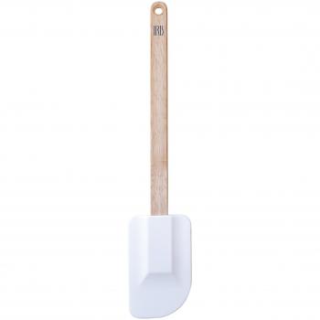 IRIS 2492 Pala Cocina, Silicona, Blanco, 10 x 41 x 5 cm