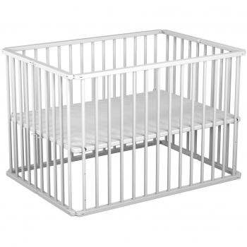 Ateliers T 4 Ibérica 27098420 01 - Parque plegable con suelo ajustable, 100% haya