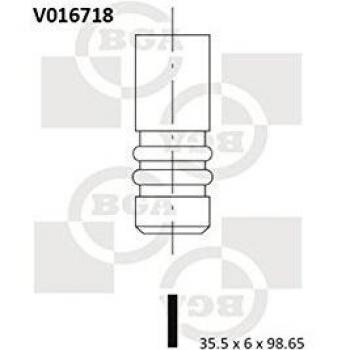 Válvula de Admisión BGA V016718