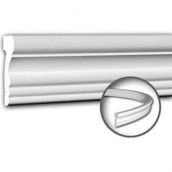 Moldura Decorativa Flexible Neoclásica Blanca 2 m Profhome
