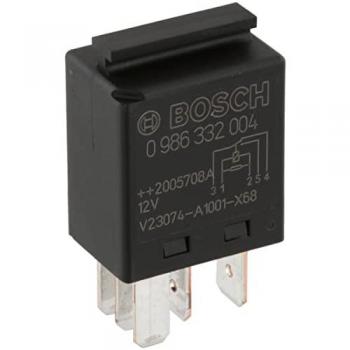 Bosch Mini Relé de 12 V 60 A, IP5K4, temperatura de funcionamiento de -40 ° a 85°C, relé de 4 pines, modelo 0 986 332 004