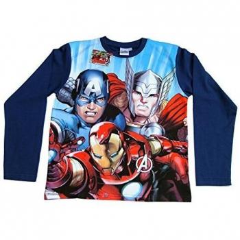 Disney Camiseta Avengers, Marino, 6 para Niños
