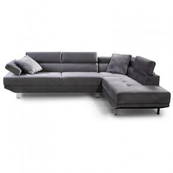 Sofá Rinconera Chaise Longue Ejecutivo 262cm Gris, Chaise Derecho