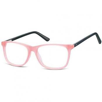 Cuadrado Montura Completa Plástico Rosas Gafas Recetadas para Hombre - Gafas Anti-Azules - SmartBuy Collection