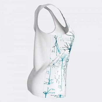 Camiseta tirantes mujer Joma Elite IX blanca, sin mangas, color blanco, talla 4XS