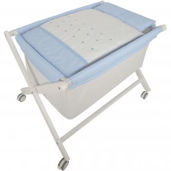 Minicuna Tijera Plegable Levante Azul