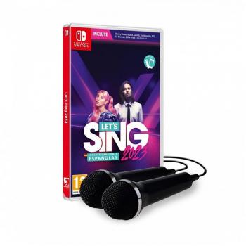 Let's Sing 2023 con 2 Micrófonos para Nintendo Switch