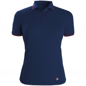 Fila Palina - Polo para Mujer, Mujer, Polo, FBL171018-100-XS, Azul Oscuro, Extra-Small