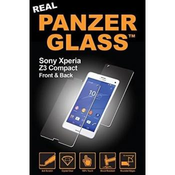 Panzer Glass PG1603 - Protector de pantalla de cristal resistente a rasguños y líquidos compatible con Sony Xperia Z3 Compact