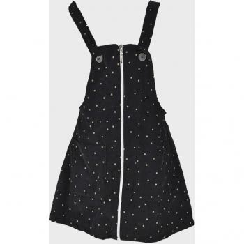 Vestido de niña tipo pichi con lunares