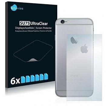 savvies Protector Pantalla Compatible con Apple iPhone 6S Plus Trasera