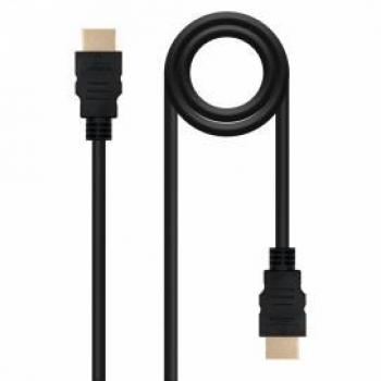 Nanocable 10.15.1710 Cable HDMI v1.4 Alta Velocidad con Ethernet, Tipo A Macho a Tipo A Macho, 10 Metros, Negro