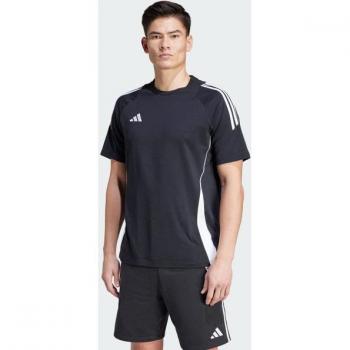 Camiseta de fútbol Adidas Tiro 24 hombre negro, talla XS, tejido jersey de algodón