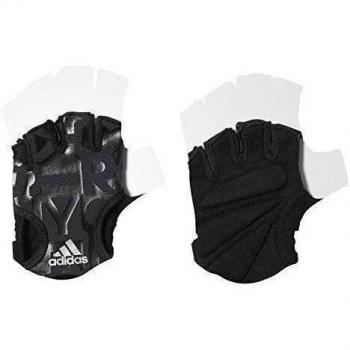 adidas WOM Graph Glove - Guantes para mujer, color negro / plata, talla U