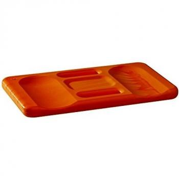 Cojín de Rodillas Ergonomico 440x240x30mm Naranja con Asa Práctica