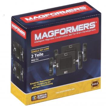 Juego de construcción MAGFORMERS® Ruedas con base de apoyo 2 piezas
