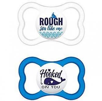 MAM Air Silicone Pacifier 16+ Months Double Pack Blue