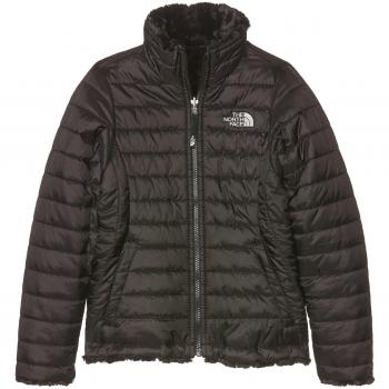 The North Face Kids TNF Chaqueta Reversible Mossbud Swirl, Niñas, TNF Black, M