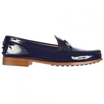 Tod's mocasines en piel mujer nuevo pintar mascherina spilla blu EU 38 XXW0VN0L980OW0U800