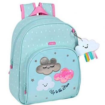 Mochila Infantil Adaptable a Carro, Tejido Reciclable, Glowlab Kids Nube, 280x100x340 mm